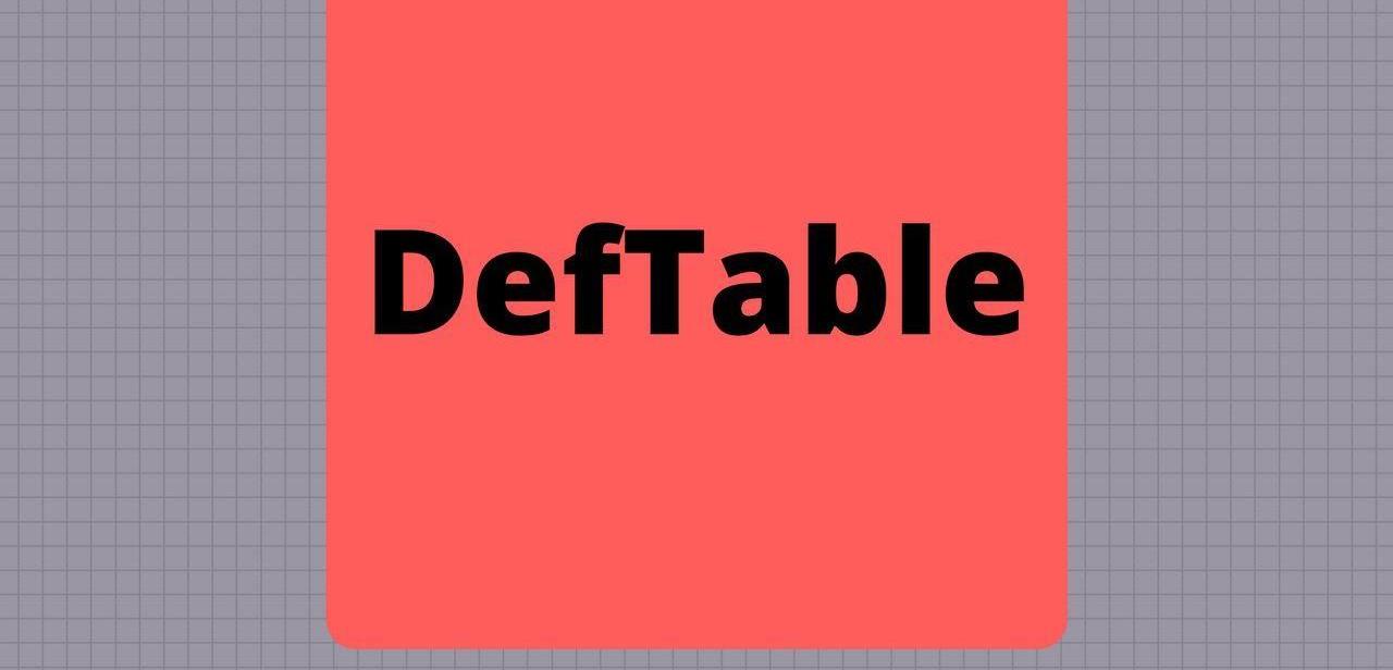 DefTable preview image
