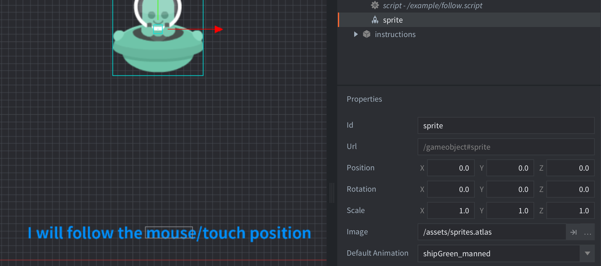 Follow input preview image