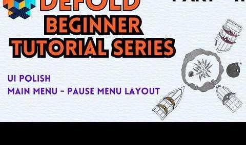 Make A Complete Incremental Game With Judian Tutorial - Part 11 -  UI Polish, Main/Pause Menu Layout preview image