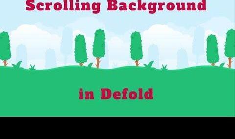 Scrolling background preview image