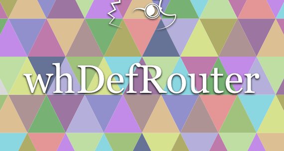 whDefRouter preview image